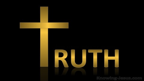 Ephesians 4:21 You Have Heard About The Truth (black)